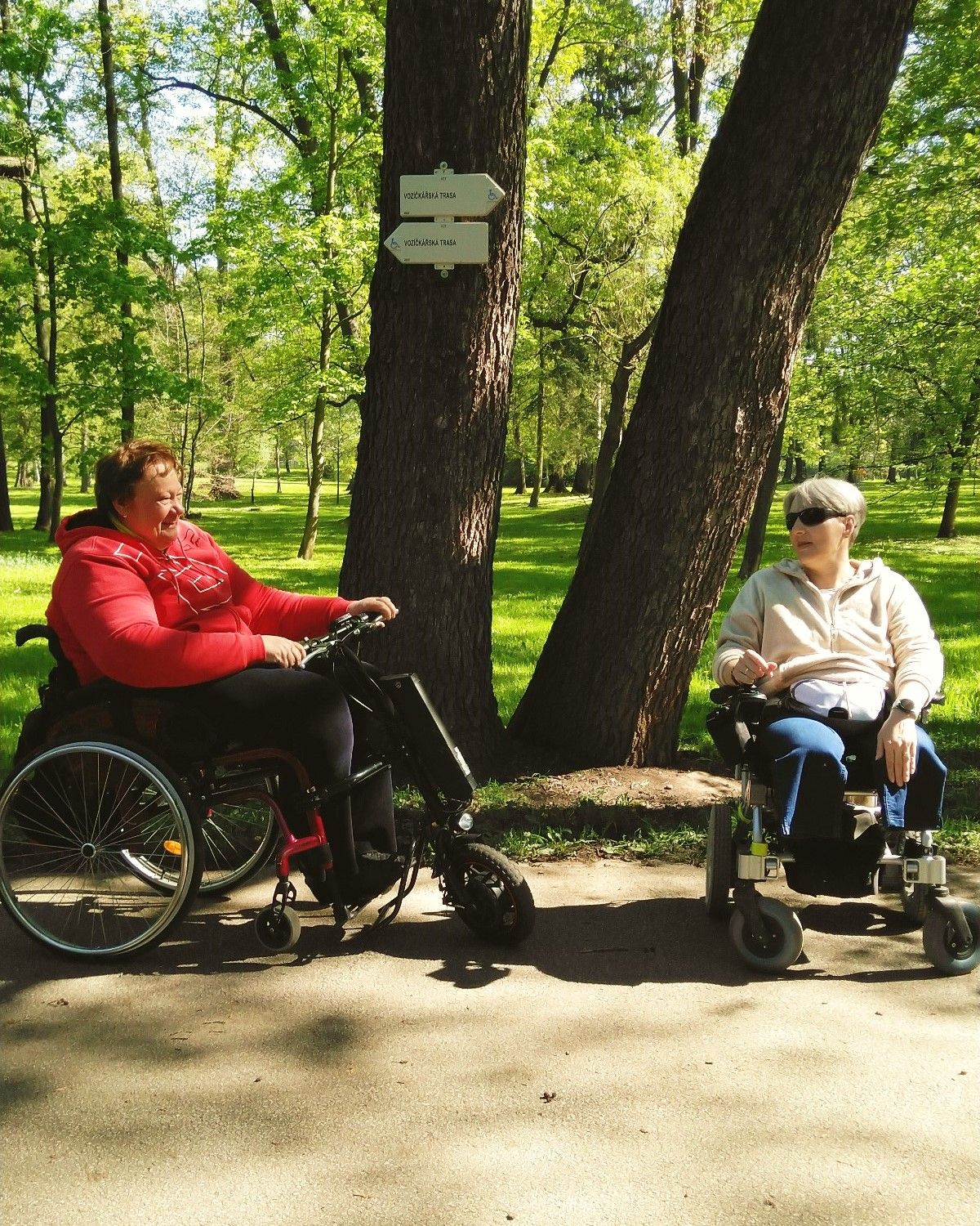 Otevření vozíčkářské trasy